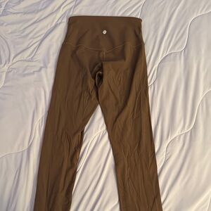 Brown lululemon align 28” Leggings